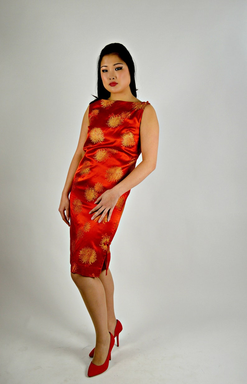 asian style cocktail dress