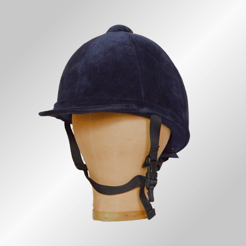 English Riding Hats Navy Velvet English Riding Hat, Equestrian Bow Cap, Vintage Deastock - Etsy