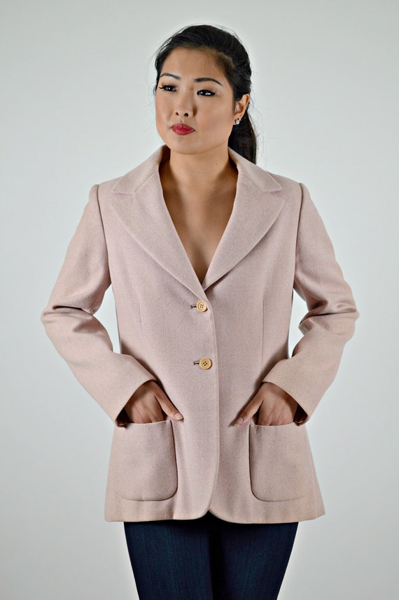Vintage 70s Mauve Blazer, BH Wragge, Womens, Profe