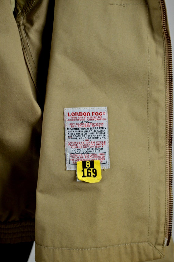 Mens Khaki London Fog Jacket, Mens Rain Jacket, 7… - image 5