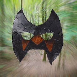Tooled Leather Spider Mask: Renaissance Halloween Cosplay Accessory