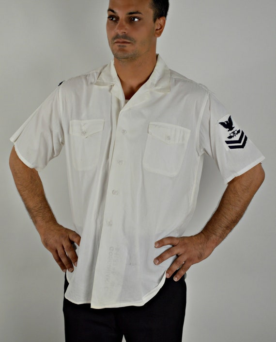 Mens Security Officer Costume Shirt, Zombie Patrol