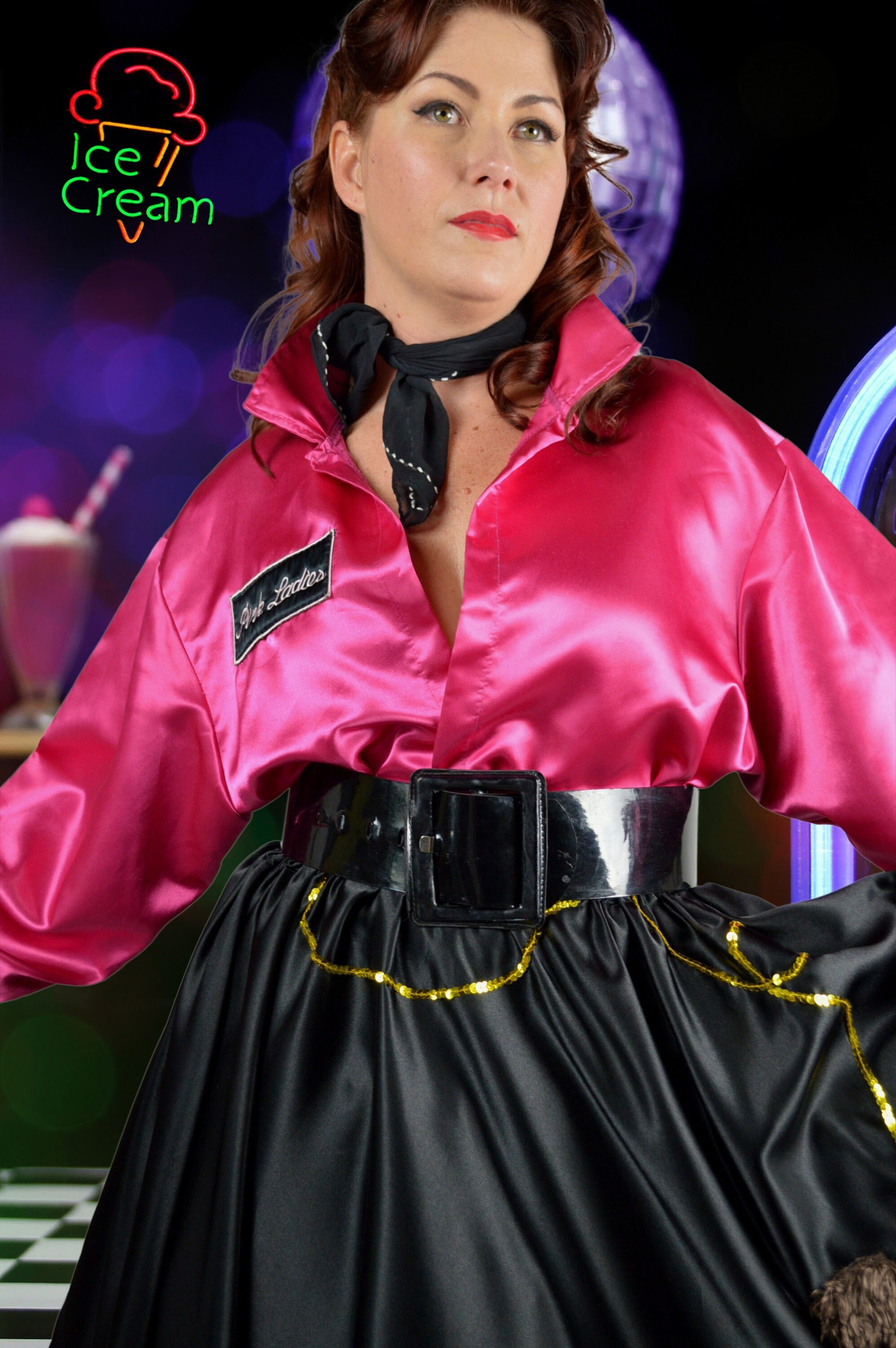 Pink Ladies Jacket Halloween Costume 