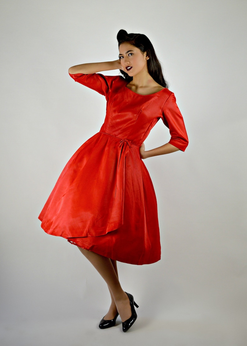 1950s holiday dress