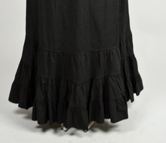 Victorian Black Skirt, 1900s Skirt, Antique Skirt… - image 2