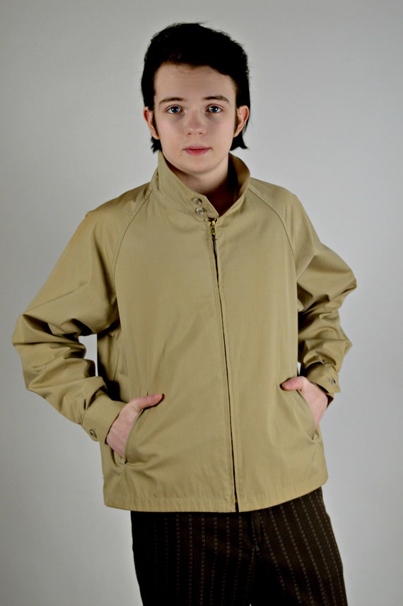 Mens Khaki London Fog Jacket, Mens Rain Jacket, 7… - image 3