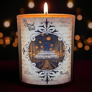 Magical Literary Candles | The Yule Ball Herbology, Potions Class, The Burrow, Wizard Witch Candle Harry Potter Candle Fantasy Gaming Candle