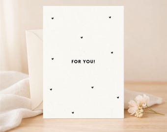 Minimal All Occasion Card Printable, Editable Canva Greeting Card, Modern Neutral Card, Instant Download