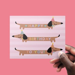cartão de feliz aniversário para cachorro