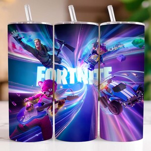 Game 20 oz Skinny Tumbler Png, Cartoon Characters 20oz Tumbler Png, Game Characters Straight and Taper Tumbler Wrap