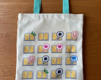 Bolso tote Tomodachi de 34 cm con cremallera