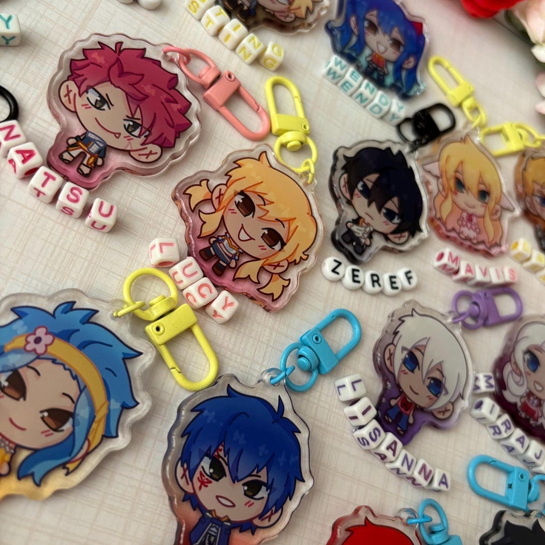 UPDATE: NEW Fairy Wizard Chibi Rounded Acrylic Keychains - Etsy