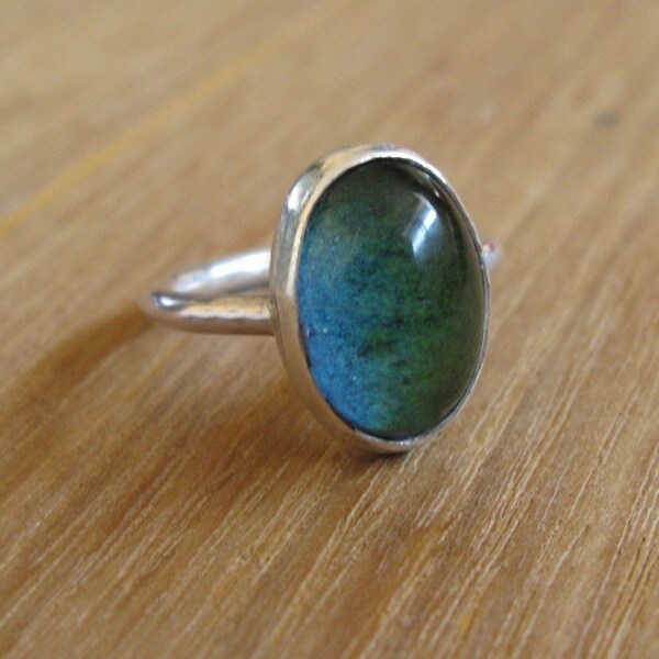 Medium PLAIN Sterling Silver Mood Ring