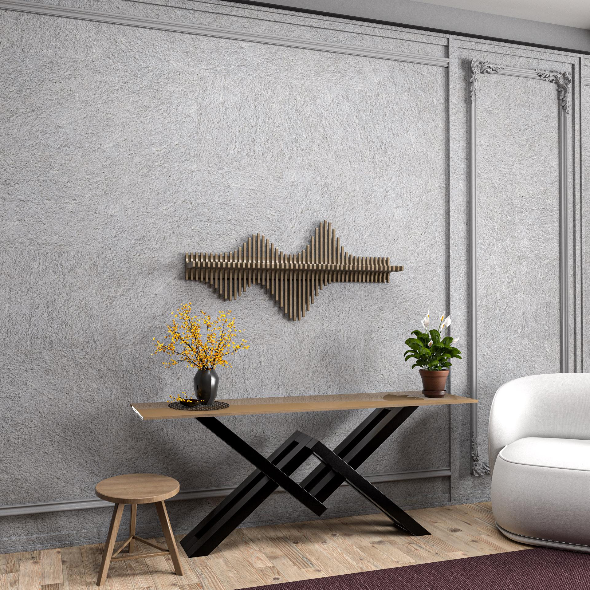 Modern Wood Wall Shelf | Sculptural Wall Decor | Special Design Furniture