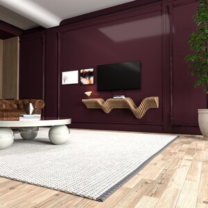 Modern Parametric Floating Wall Shelf: MDF TV Unit image 5