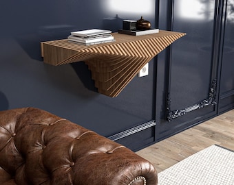 Modern Wooden Wall Shelf | Stylish Shelves for Modern Rooms| One of a kind TV Units