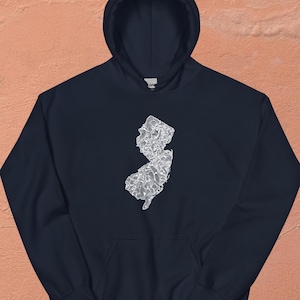 New Jersey Tangled State Hoodie