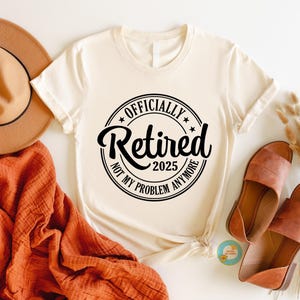 Offiziel Ruhestands-Shirts, lustiges Ruhestands-Shirt, Ruhestandsgeschenke für Frauen, Ruhestandsgeschenk-T-Stück für Mann, Lehrer-Ruhestands-Hemd Geschenk