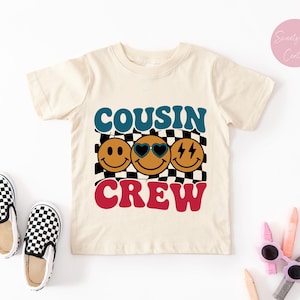 Cousin Crew Shirt, Retro Cousin Crew Shirt, Cousin Reunion Shirt, Gift for Cousins, Retro Cousin Crew Toddler Shirt, Cousin Trip Tee
