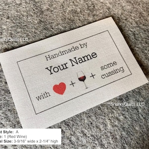 Custom General Quilt Label