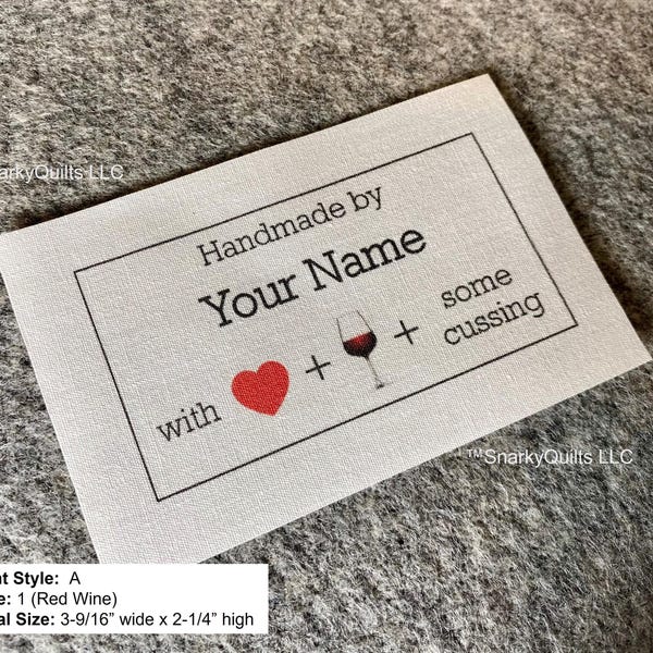 Custom General Quilt Label
