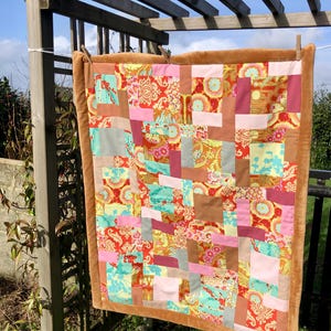 Handmade Baby Patchwork Quilt Soft Cotton Baby Blanket