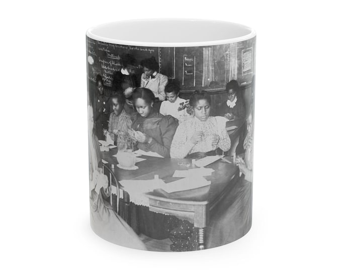 Vintage Black Women Sewing Legacy Mug for buttons spool knickknacks, Sojourner Truth quote, Trailblazers Craft, Kwanzaa, MLK Day gift