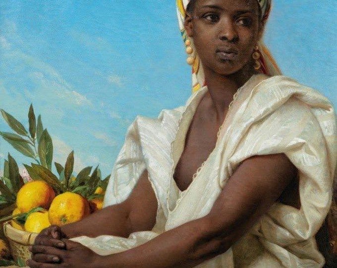 DIY Paint by Numbers Kit, Painting by Emile Vernet Lecomte, Linen Canvas, Optional Frame, Gift a New Craft, Kwanzaa Gift, MLK Day