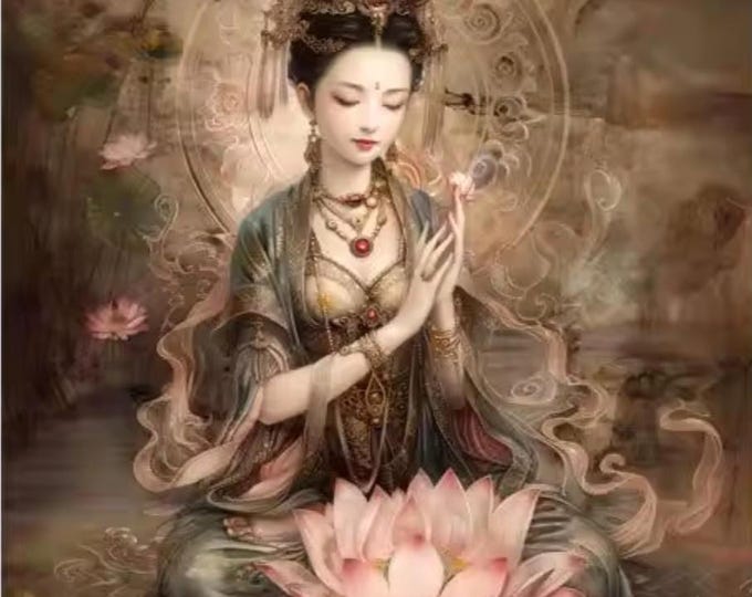 Embroidery, Printed Cross Stitch Kit 11CT or 9CT, Silk Thread, Lotus Needlepoint Set, Wall Home Decor, Beginners