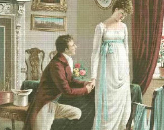 Embroidery Kit, 14CT Unprinted Cross Stitch, Large Canvas (53 x 71 cm), Romantic Art Decor or Gift, Save Memories