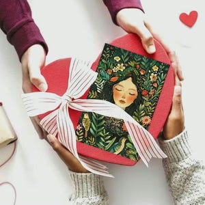 12 GRANDI carte regalo artistiche, stile William Morris, fantasia, confezione da 12, fauna selvatica della foresta incantata, collage da parete, confezioni regalo, festa della mamma