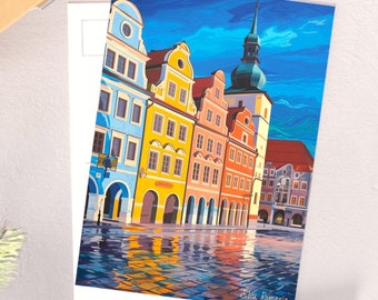 Sibiu, Romania Postcards – Historic Transylvanian Town Views | European Travel Souvenir & Art Collectible