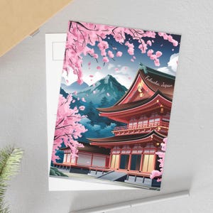Japanische Kirschblüte Postkarten, Kunstdrucke, Reiseandenken, Schreibwaren, Geschenkkarten, Wohnkultur, Dazaifu Tenmangu-Schrein, Fukuoka