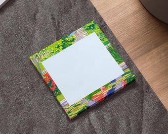 Bunte Garten Post-it Blocks: Zuhause Briefpapier