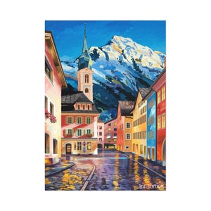 Innsbruck Postcard, Austria Travel Art Prints, Gifts, Fine Art Postcards, Souvenirs, Wall Decor, Stationery