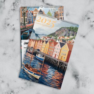 2025 European Travel Wall Calendar | Stunning Monthly Artwork | Scenic Planner | Perfect Gift