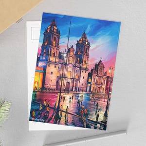 Cartões postais da Cidade do México, tema de arte, ótimos para presentes, decoração de casa, lembranças de viagem, amantes da arte, cartões postais colecionáveis