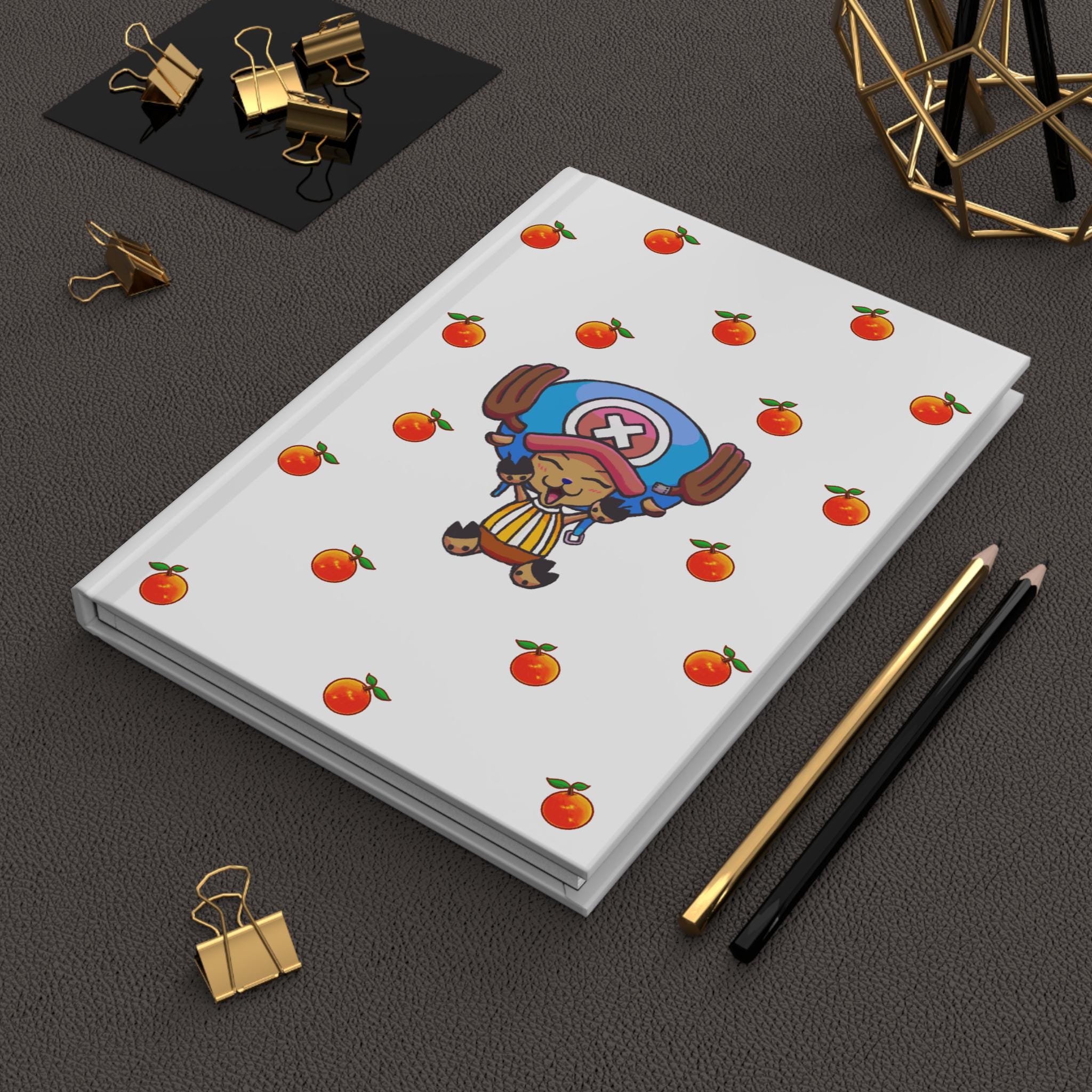 Tony Tony Chopper Pirate Journal | Hardcover Notebook With Tangerine ...