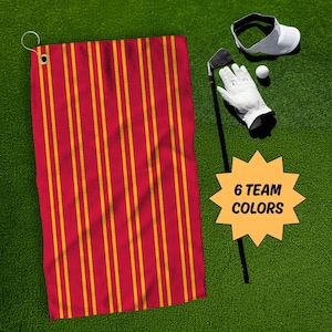 Golf Towel, Custom Towel, NFL, Sports Fan, Golf Gifts for Dad, Papa, Dad Gift, Grandpa Gift, Husband Gift, Birthday Gift, Golf Gifts for Him
