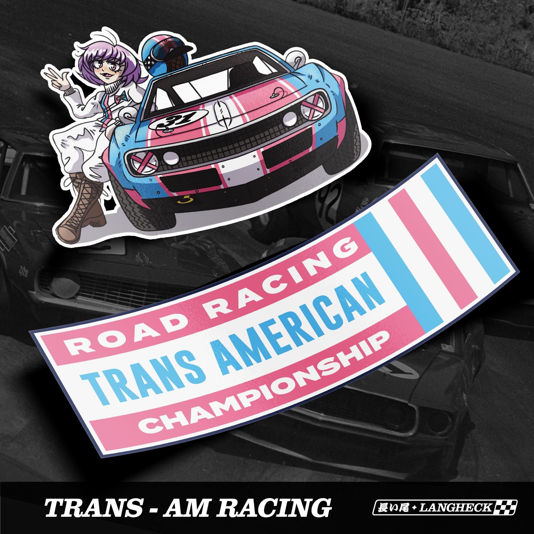 Trans-am (trans Pride) Championship Decals - Etsy