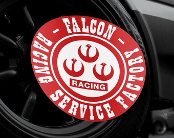Falcon Racing Service 3" Decal