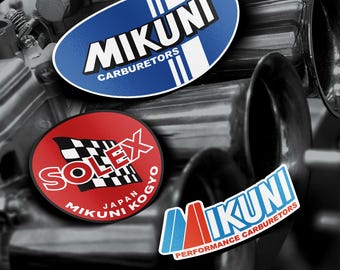 Mikuni Carburetor Stickers 3-Pack