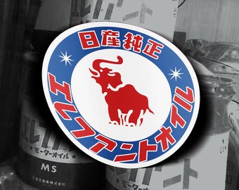 Nissan Elephant Oil 3" Decal