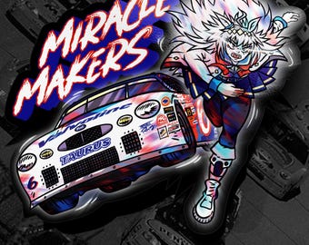 Miracle Makers [Oguri Cap x Mark Martin] Vinyl Decal (4"x5")
