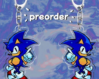 ソニック＆シャドウ【アクリルキーホルダー】 - Etsy 日本