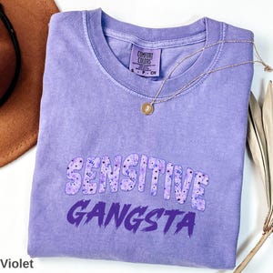 Sensitive Gangsta Comfort Colors Shirt, Amaya Papaya Quote Shirt, Meme Tee, Mom Gift, Funny Quote, Love Island Shirt, Huda Shirt Mommy Shirt
