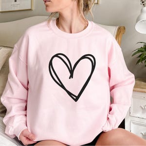 Valentines Day Sweatshirt, Heart Sweatshirt, Valentines Day Sweater For Women, Teachers Valentines Day, Kindness Shirt, Cute Heart Sweater