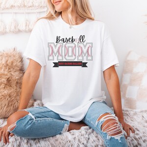 Baseball Mom T-Shirt: Game Day Tee for Sports Moms