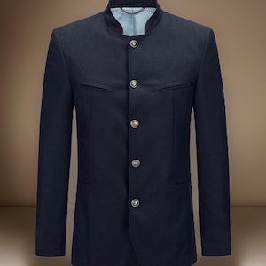 Men&#39;s Munich Schwabing traditional jacket for men from Schorsch Hackl Coat, Oktoberfest modern events dress coat