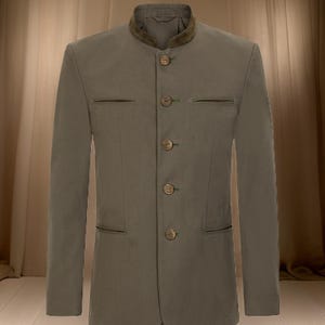 Men&#39;s Munich Laufen traditional jacket for men from Schorsch Hackl Coat, Oktoberfest modern events dress coat